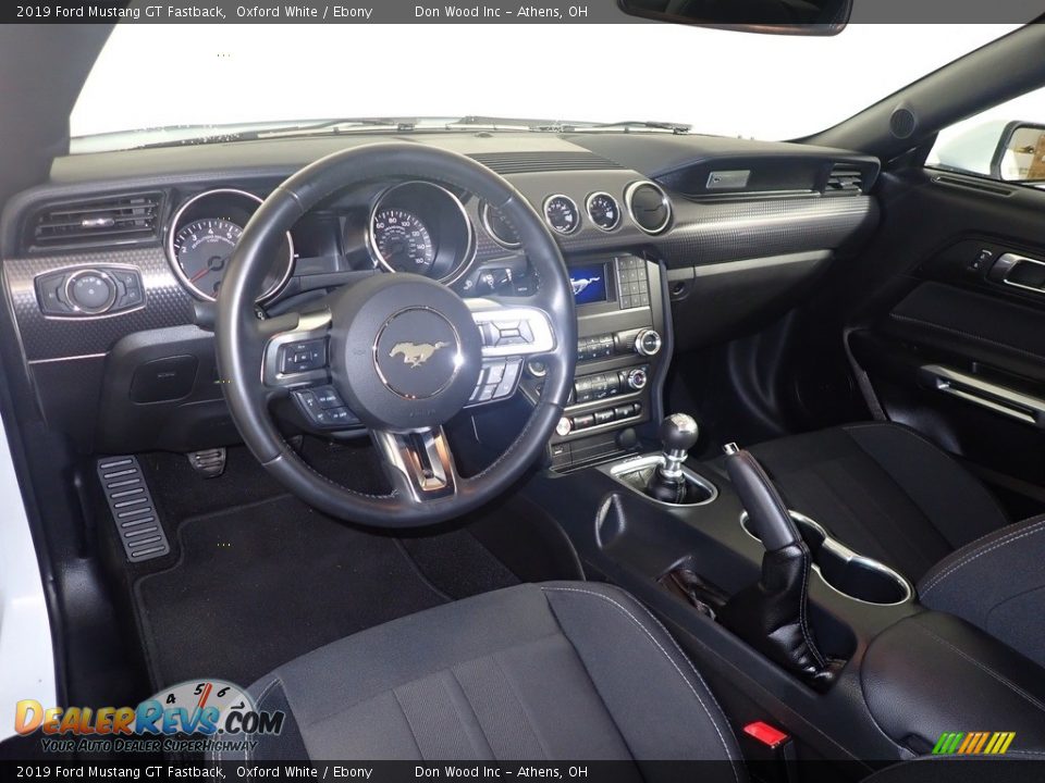 2019 Ford Mustang GT Fastback Oxford White / Ebony Photo #22
