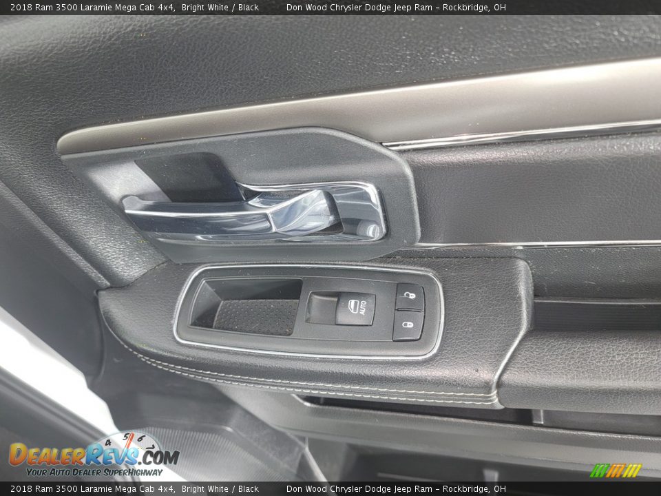 2018 Ram 3500 Laramie Mega Cab 4x4 Bright White / Black Photo #29