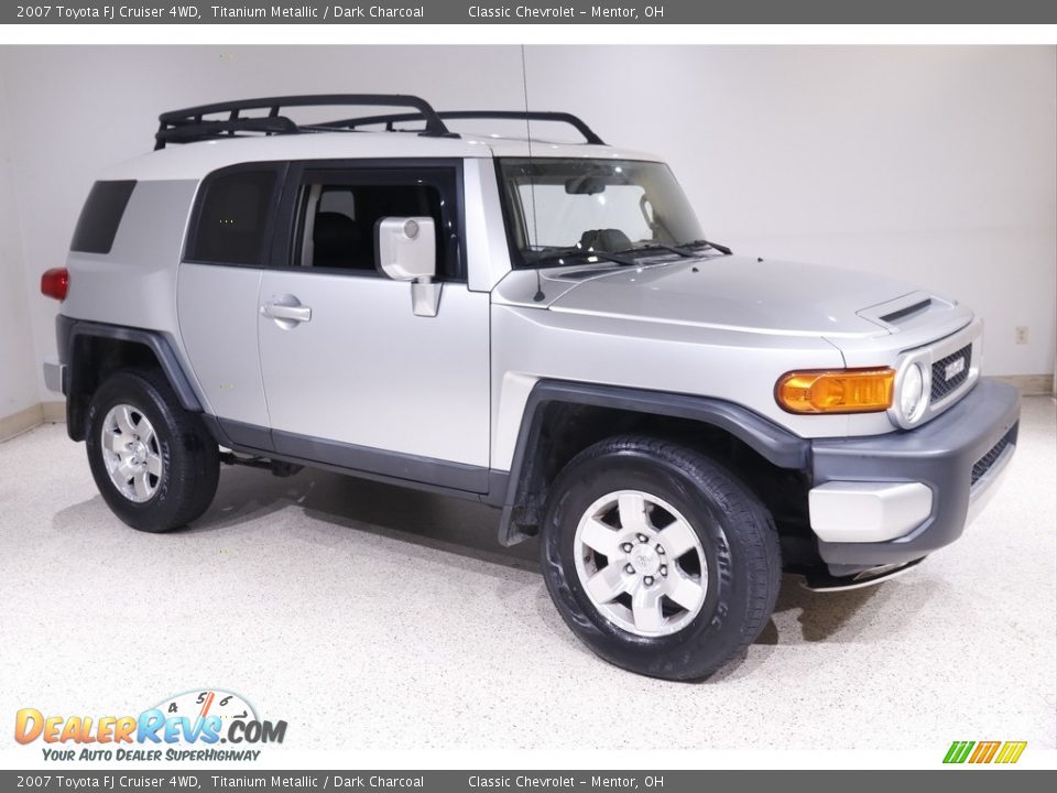 2007 Toyota FJ Cruiser 4WD Titanium Metallic / Dark Charcoal Photo #1