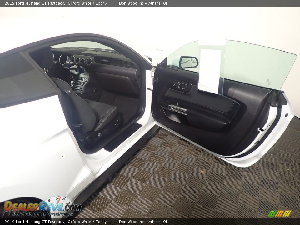2019 Ford Mustang GT Fastback Oxford White / Ebony Photo #33