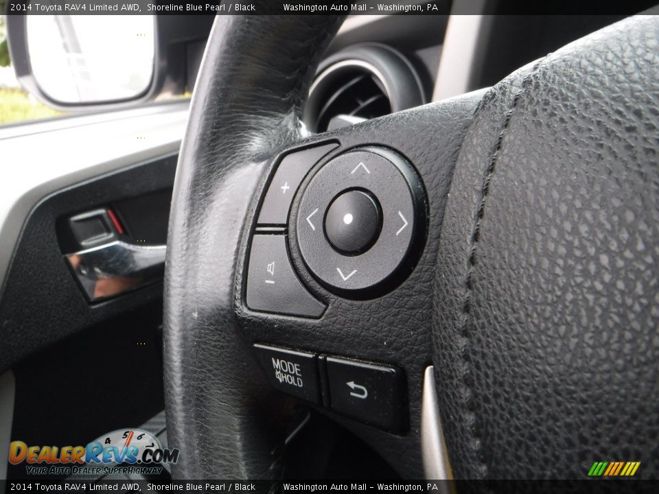 2014 Toyota RAV4 Limited AWD Shoreline Blue Pearl / Black Photo #10