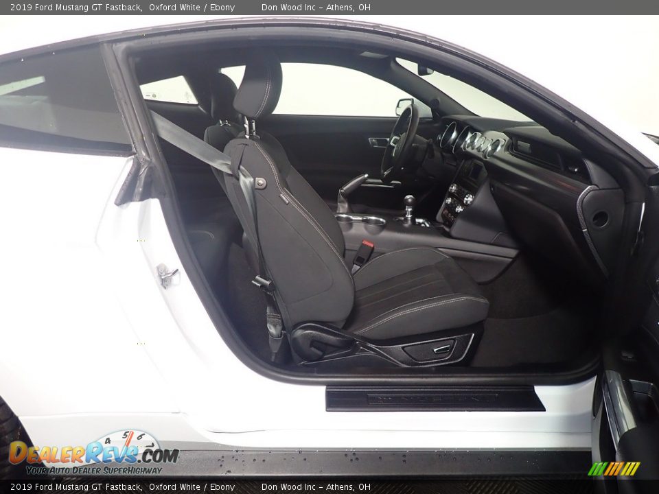 2019 Ford Mustang GT Fastback Oxford White / Ebony Photo #34