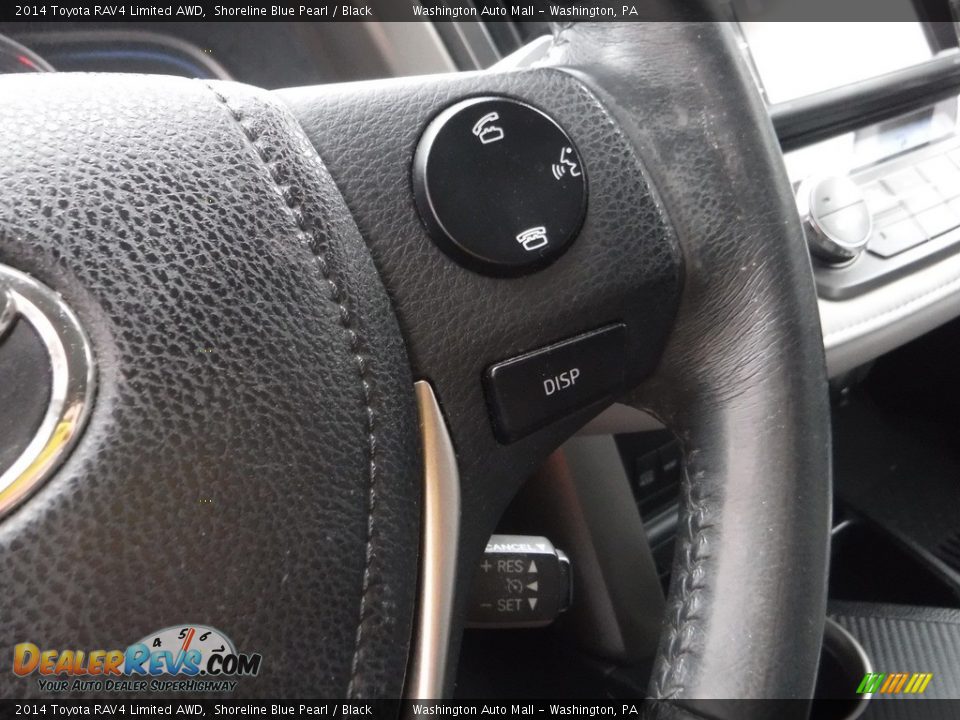 2014 Toyota RAV4 Limited AWD Shoreline Blue Pearl / Black Photo #11
