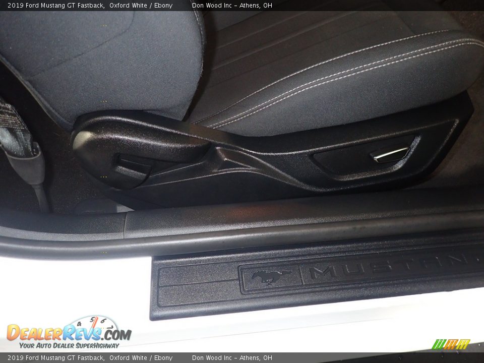 2019 Ford Mustang GT Fastback Oxford White / Ebony Photo #35