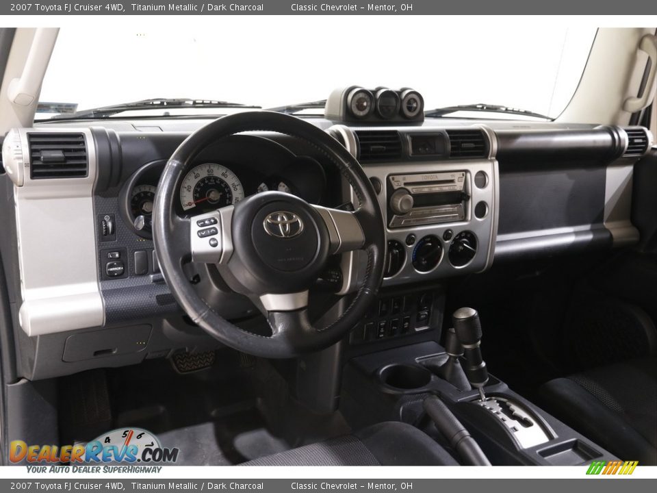 2007 Toyota FJ Cruiser 4WD Titanium Metallic / Dark Charcoal Photo #6