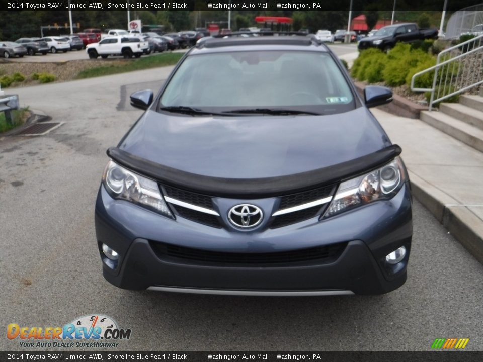 2014 Toyota RAV4 Limited AWD Shoreline Blue Pearl / Black Photo #14