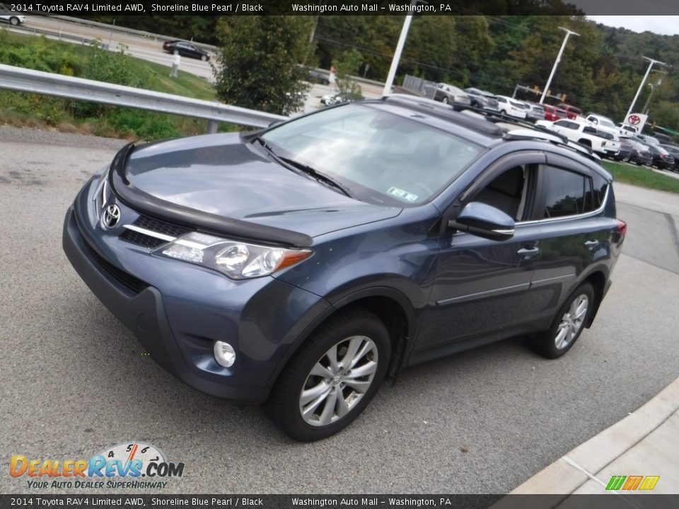 2014 Toyota RAV4 Limited AWD Shoreline Blue Pearl / Black Photo #15