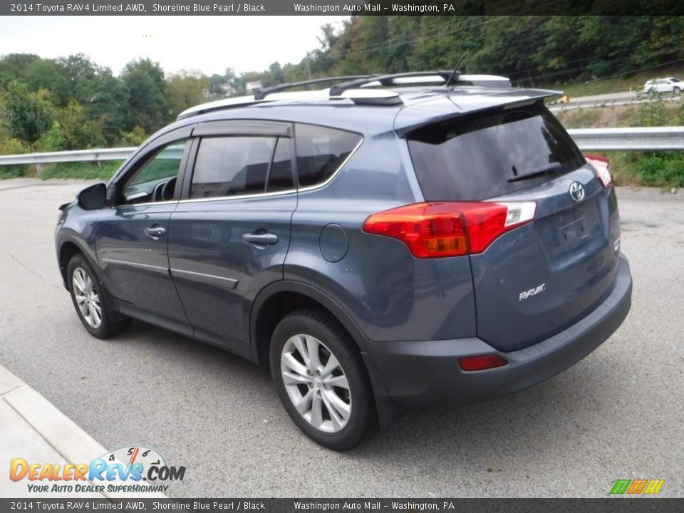 2014 Toyota RAV4 Limited AWD Shoreline Blue Pearl / Black Photo #17