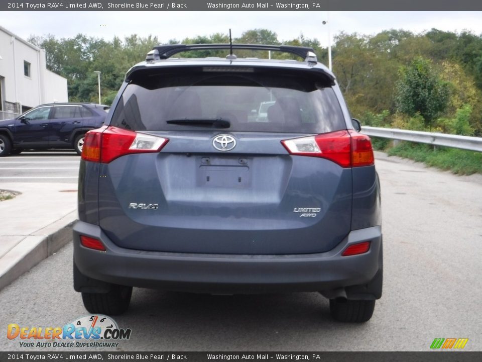 2014 Toyota RAV4 Limited AWD Shoreline Blue Pearl / Black Photo #18