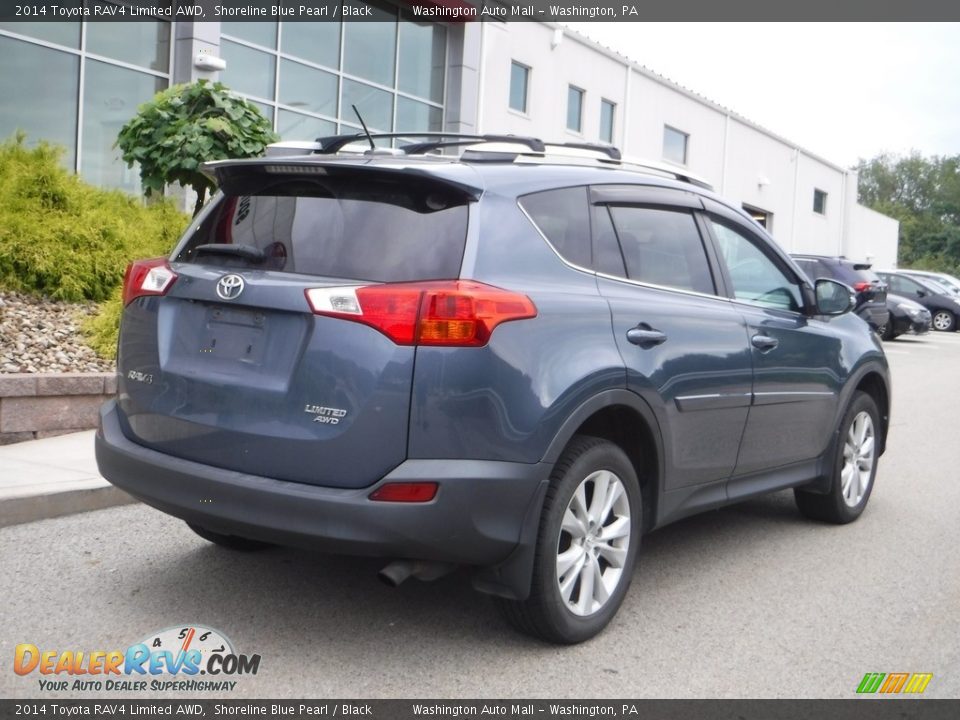 2014 Toyota RAV4 Limited AWD Shoreline Blue Pearl / Black Photo #19