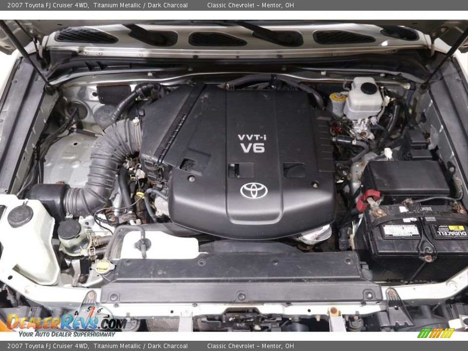 2007 Toyota FJ Cruiser 4WD Titanium Metallic / Dark Charcoal Photo #18