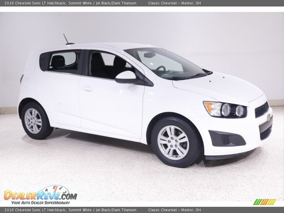 Summit White 2016 Chevrolet Sonic LT Hatchback Photo #1