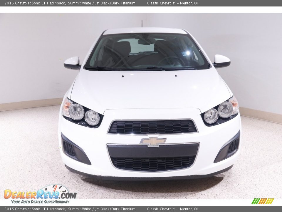 2016 Chevrolet Sonic LT Hatchback Summit White / Jet Black/Dark Titanium Photo #2