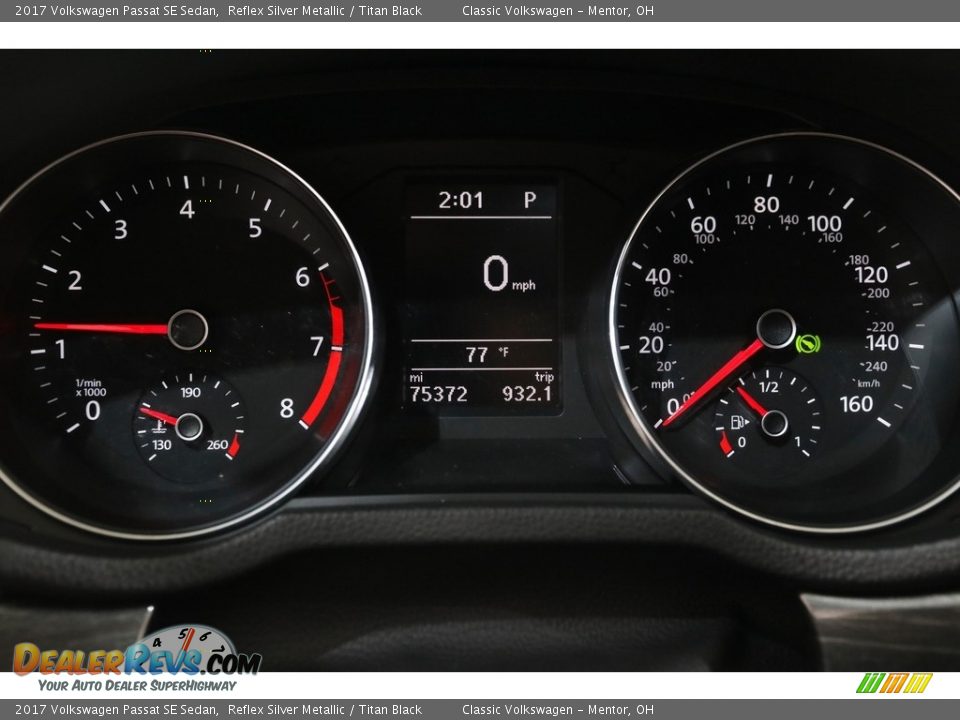 2017 Volkswagen Passat SE Sedan Reflex Silver Metallic / Titan Black Photo #8