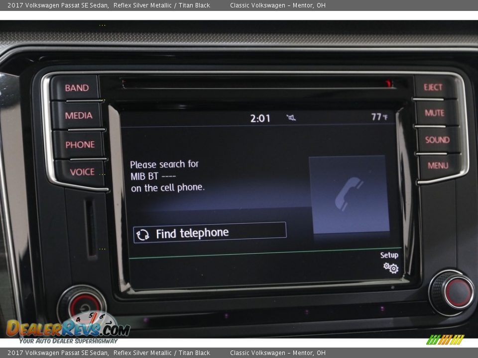 2017 Volkswagen Passat SE Sedan Reflex Silver Metallic / Titan Black Photo #11