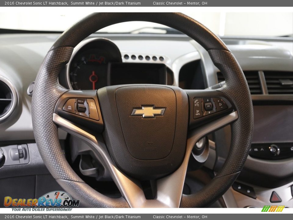 2016 Chevrolet Sonic LT Hatchback Steering Wheel Photo #7