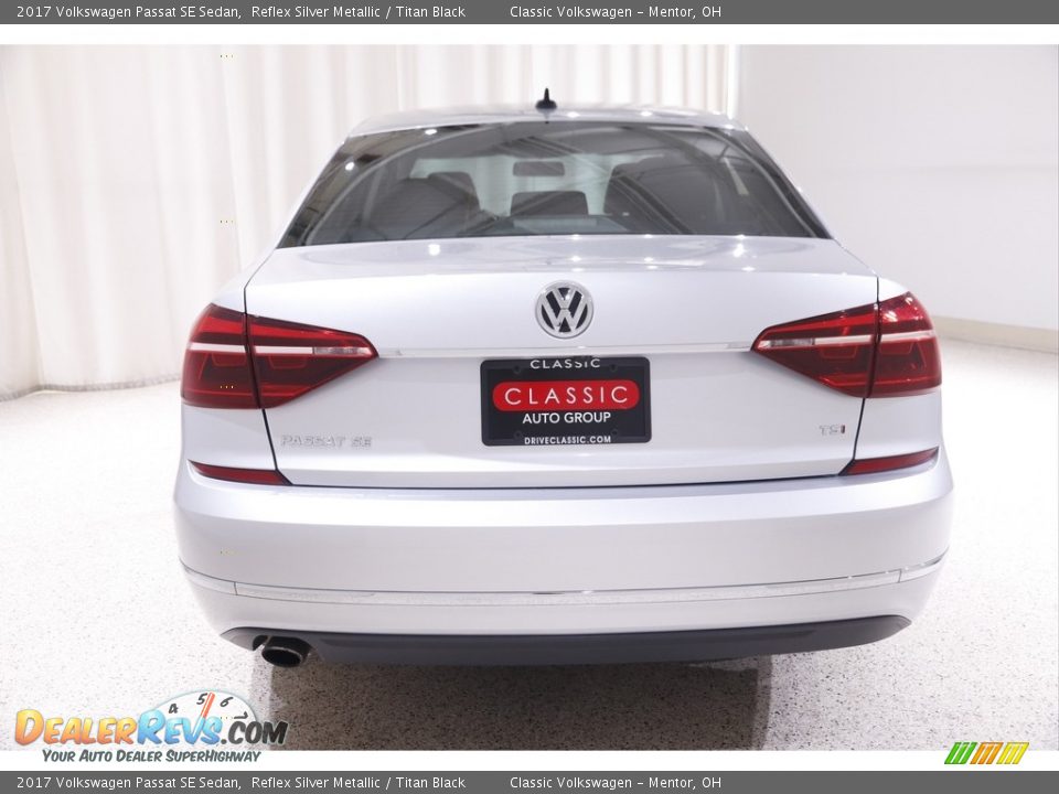 2017 Volkswagen Passat SE Sedan Reflex Silver Metallic / Titan Black Photo #16