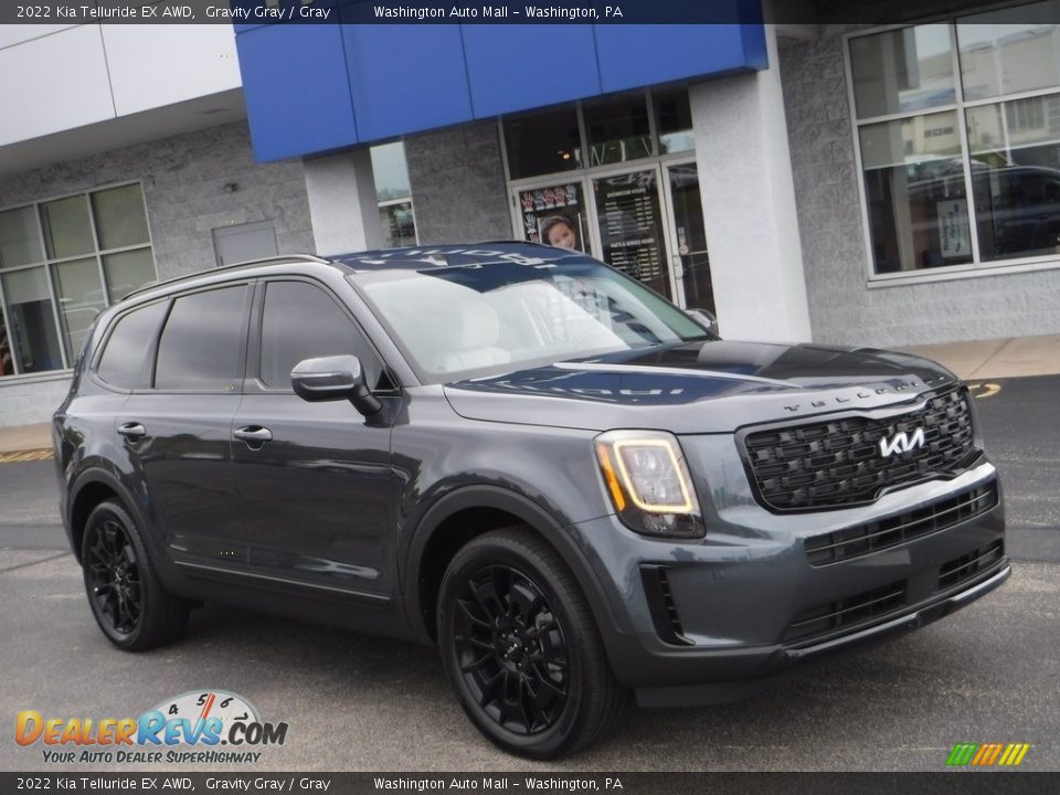 2022 Kia Telluride EX AWD Gravity Gray / Gray Photo #1