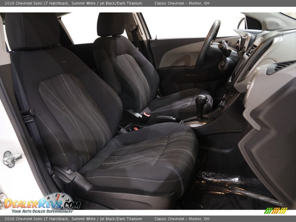 Front Seat of 2016 Chevrolet Sonic LT Hatchback Photo #13
