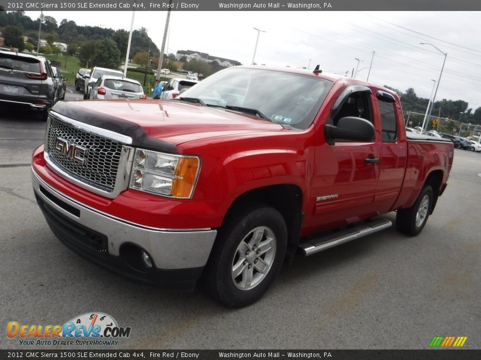 2012 GMC Sierra 1500 SLE Extended Cab 4x4 Fire Red / Ebony Photo #5