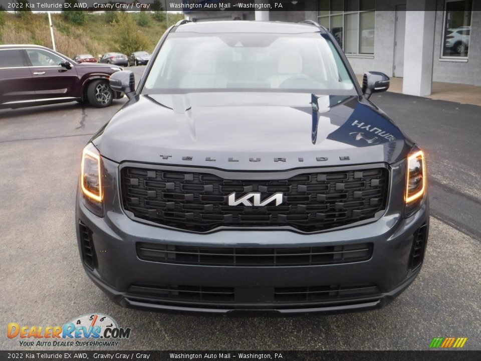 2022 Kia Telluride EX AWD Gravity Gray / Gray Photo #5