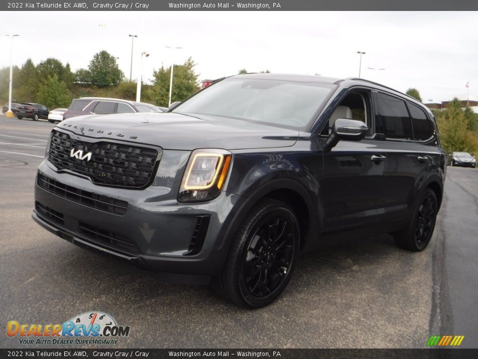 2022 Kia Telluride EX AWD Gravity Gray / Gray Photo #6