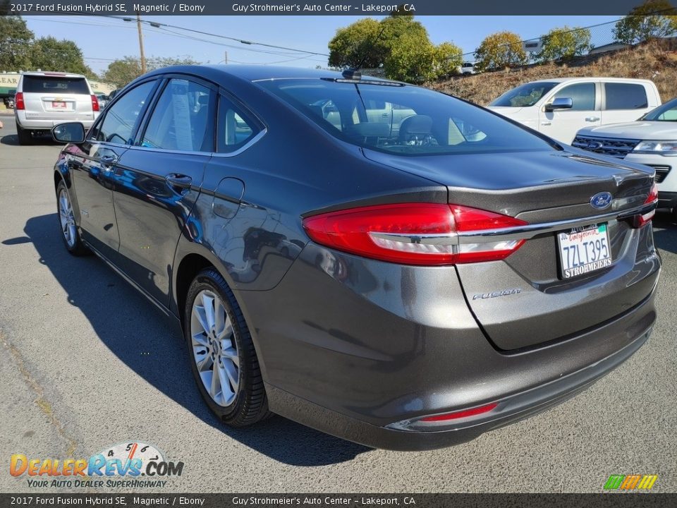 2017 Ford Fusion Hybrid SE Magnetic / Ebony Photo #4