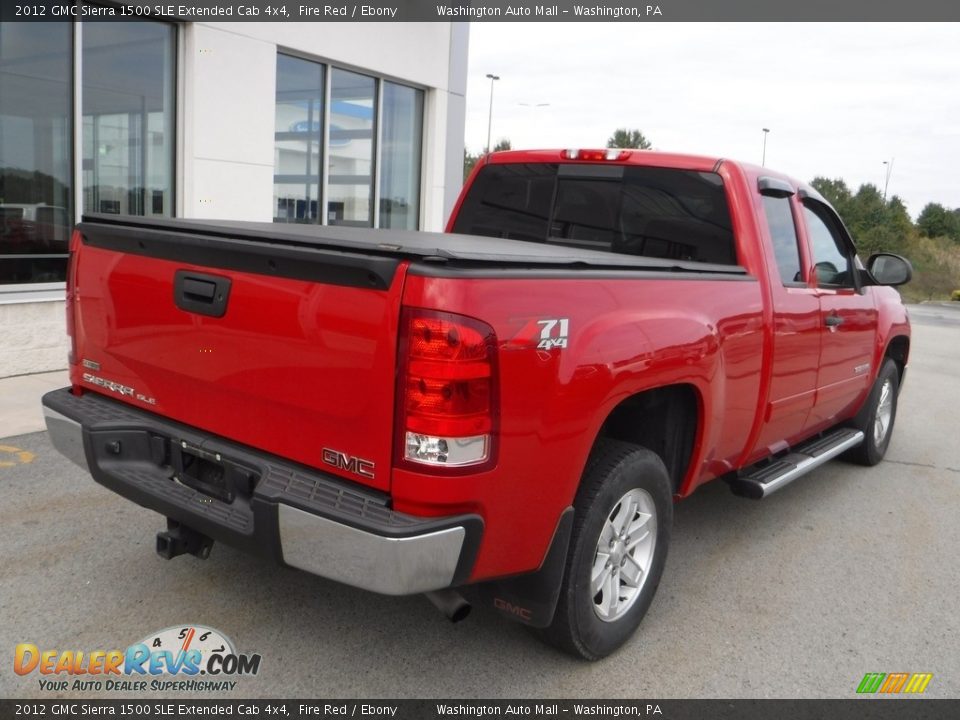 2012 GMC Sierra 1500 SLE Extended Cab 4x4 Fire Red / Ebony Photo #9