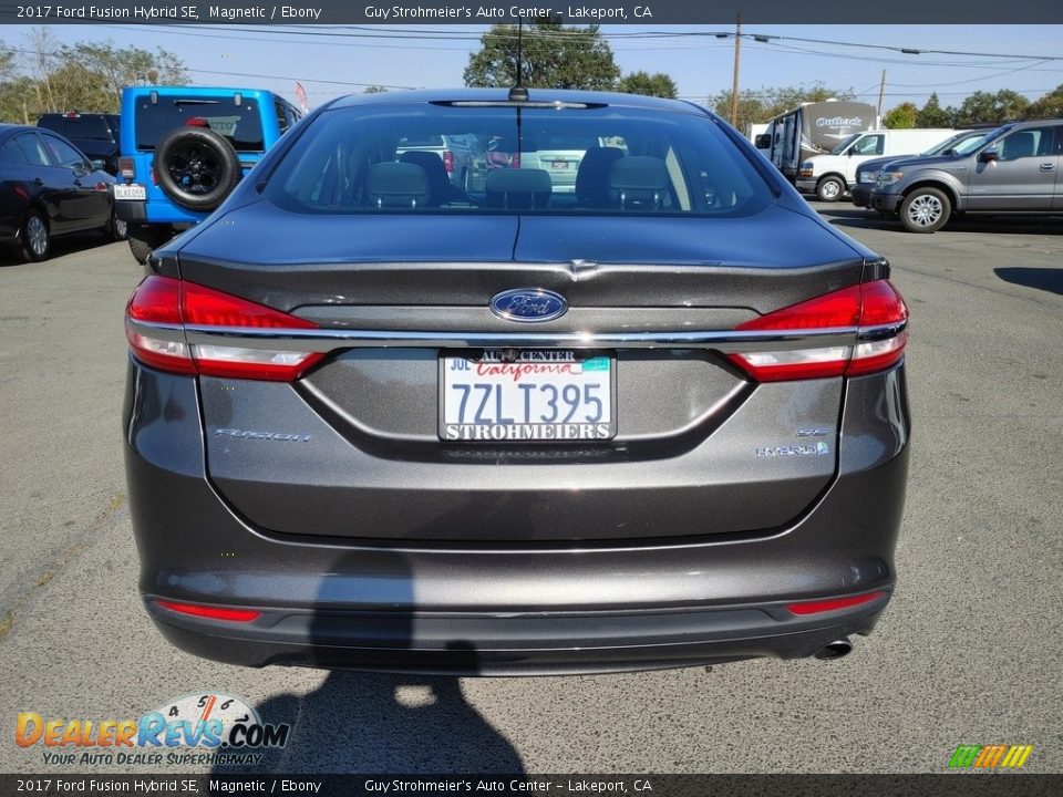 2017 Ford Fusion Hybrid SE Magnetic / Ebony Photo #5