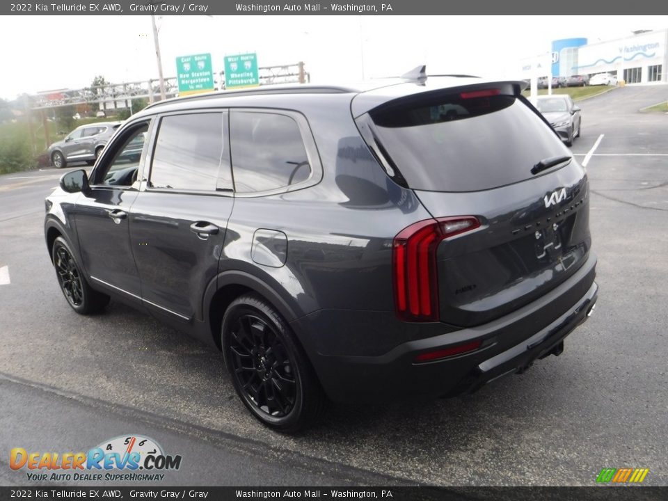 2022 Kia Telluride EX AWD Gravity Gray / Gray Photo #8