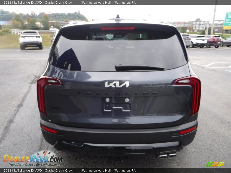 2022 Kia Telluride EX AWD Gravity Gray / Gray Photo #9