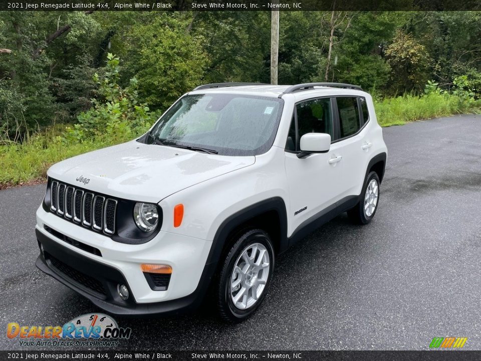 2021 Jeep Renegade Latitude 4x4 Alpine White / Black Photo #2