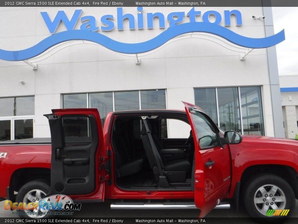 2012 GMC Sierra 1500 SLE Extended Cab 4x4 Fire Red / Ebony Photo #14