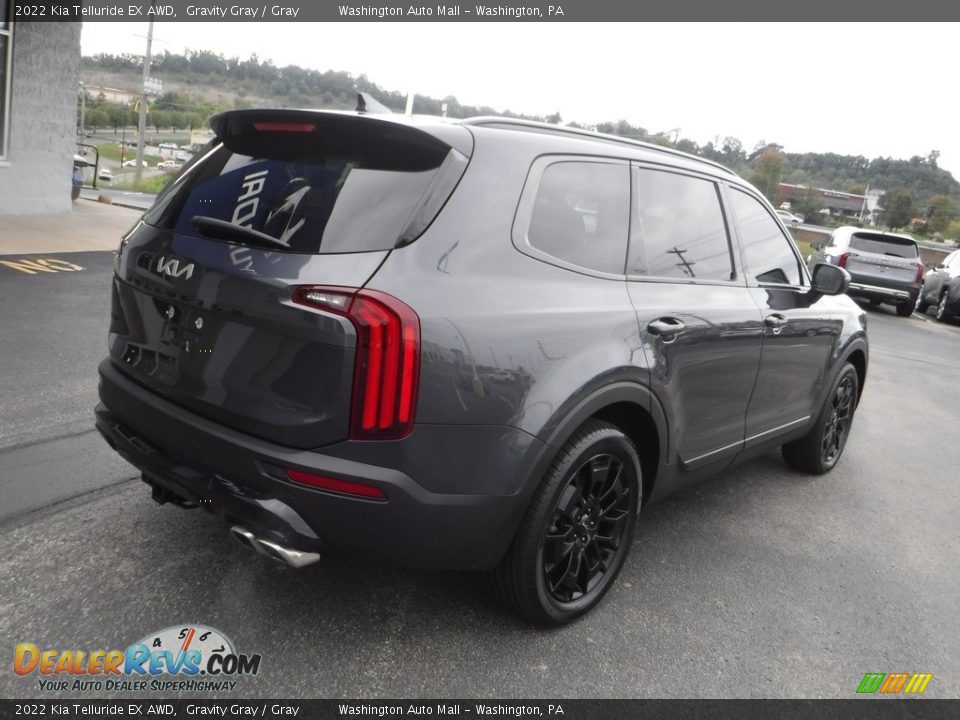 2022 Kia Telluride EX AWD Gravity Gray / Gray Photo #12