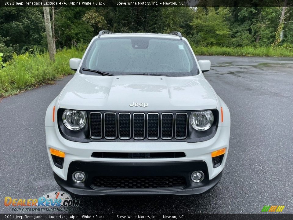 2021 Jeep Renegade Latitude 4x4 Alpine White / Black Photo #3