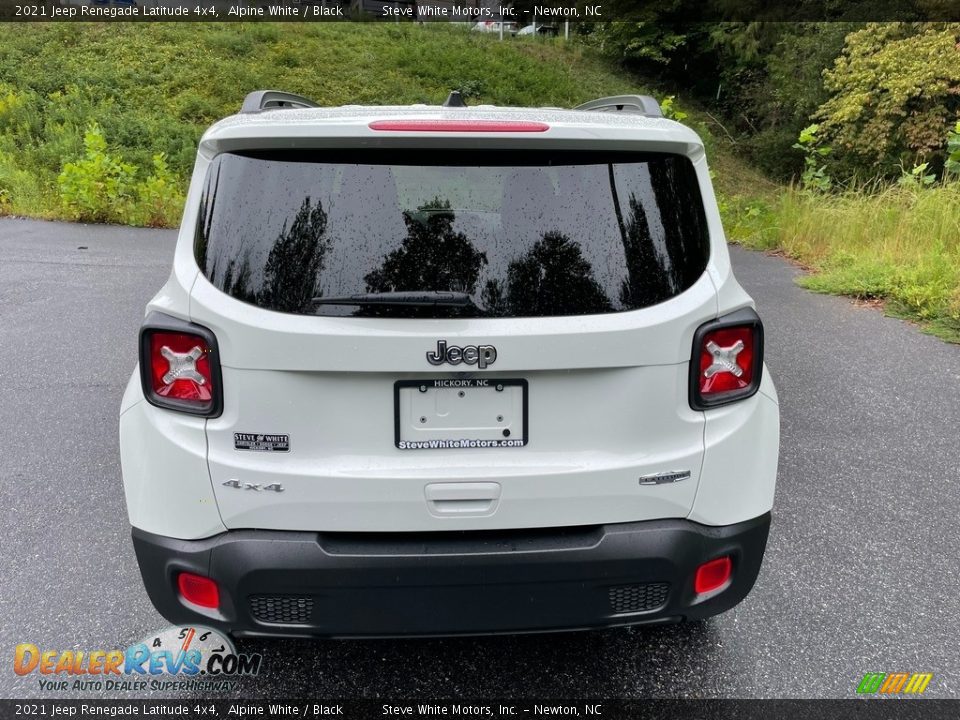 2021 Jeep Renegade Latitude 4x4 Alpine White / Black Photo #7