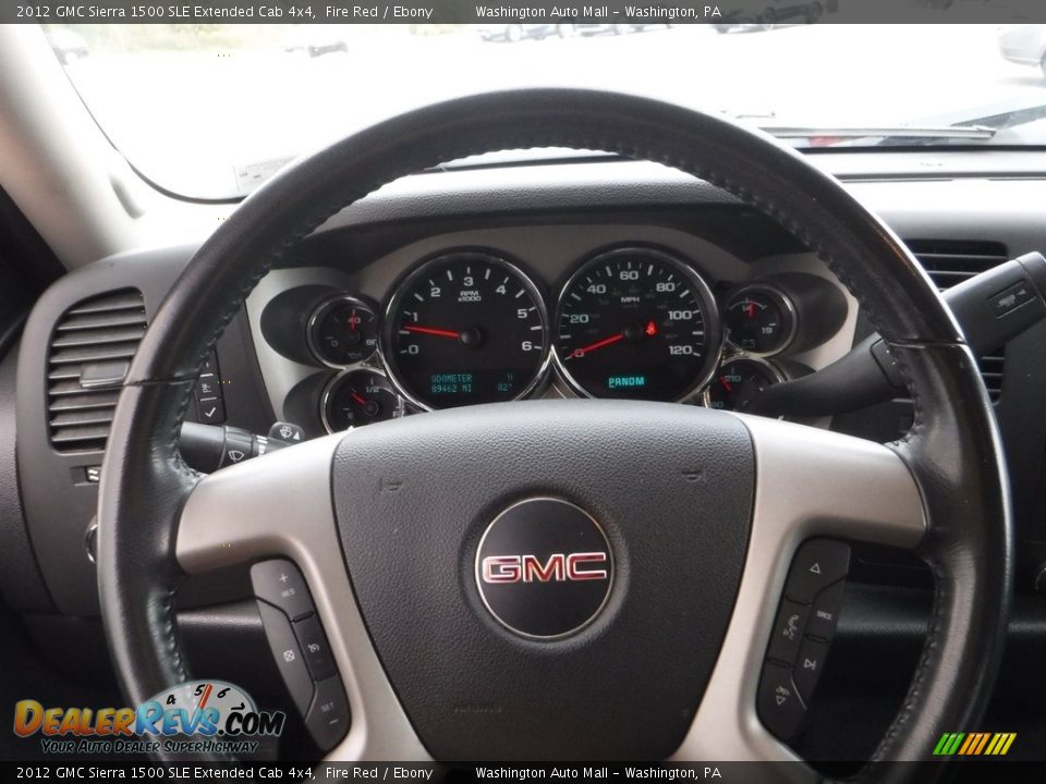 2012 GMC Sierra 1500 SLE Extended Cab 4x4 Fire Red / Ebony Photo #24