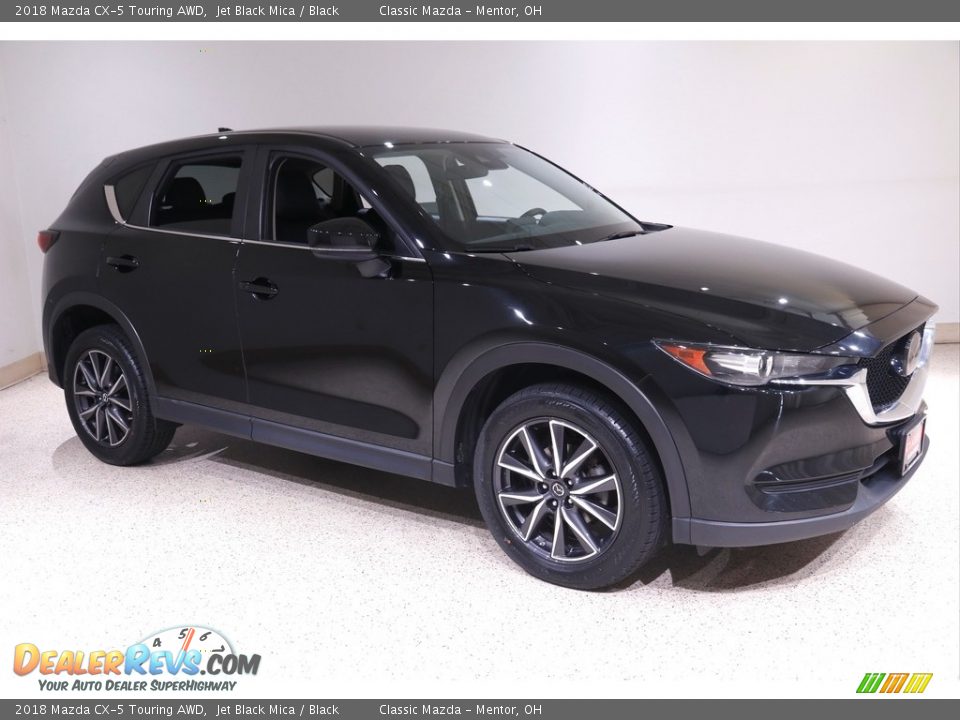 2018 Mazda CX-5 Touring AWD Jet Black Mica / Black Photo #1