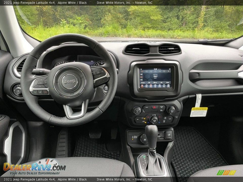 2021 Jeep Renegade Latitude 4x4 Alpine White / Black Photo #17