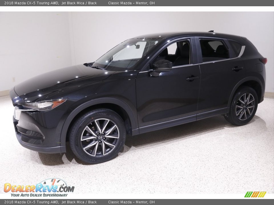 2018 Mazda CX-5 Touring AWD Jet Black Mica / Black Photo #3