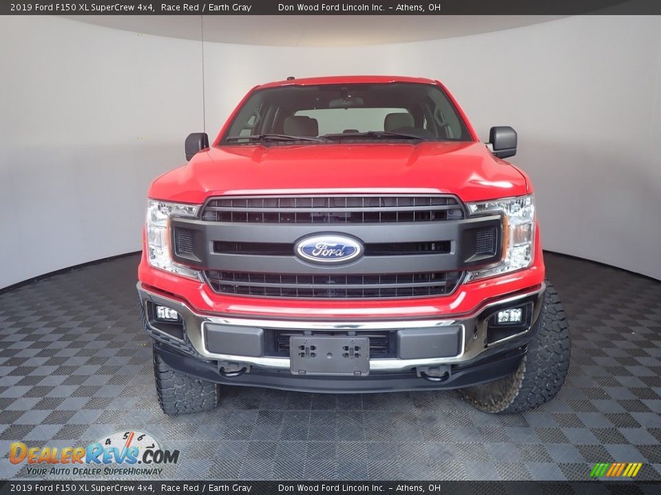 2019 Ford F150 XL SuperCrew 4x4 Race Red / Earth Gray Photo #5