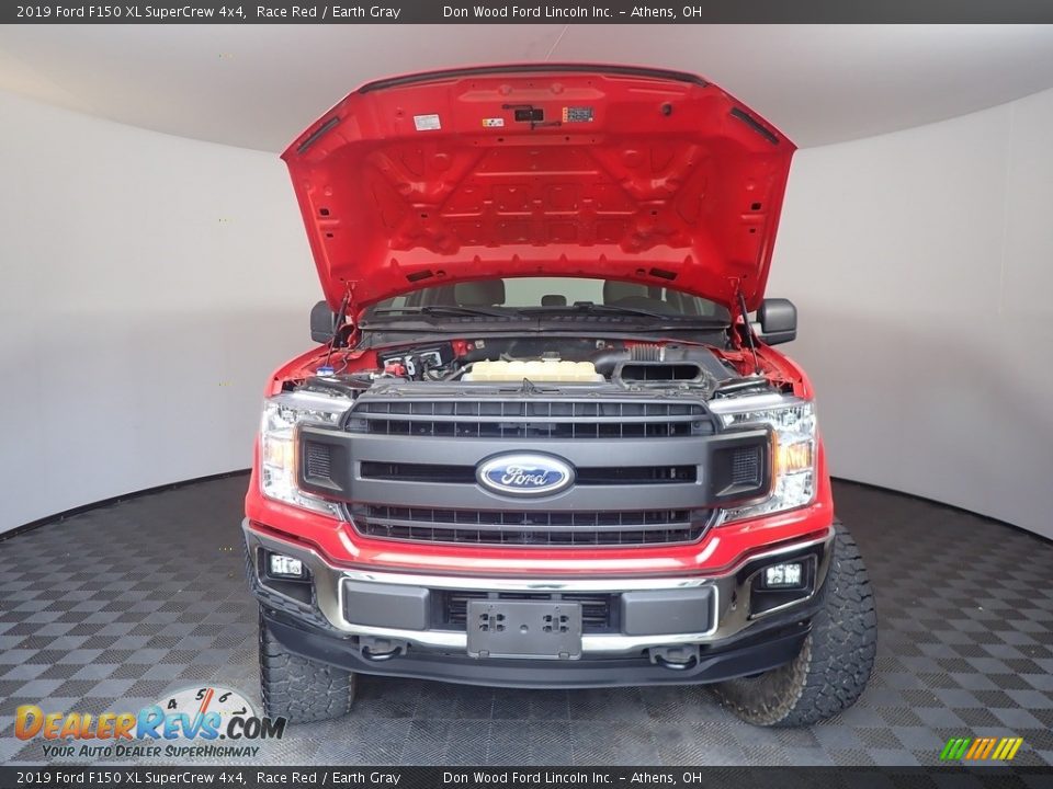 2019 Ford F150 XL SuperCrew 4x4 Race Red / Earth Gray Photo #6