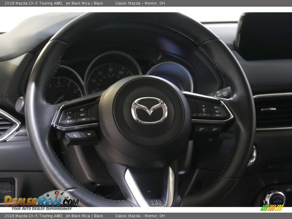 2018 Mazda CX-5 Touring AWD Jet Black Mica / Black Photo #7