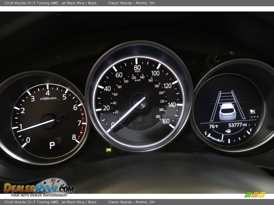 2018 Mazda CX-5 Touring AWD Jet Black Mica / Black Photo #8