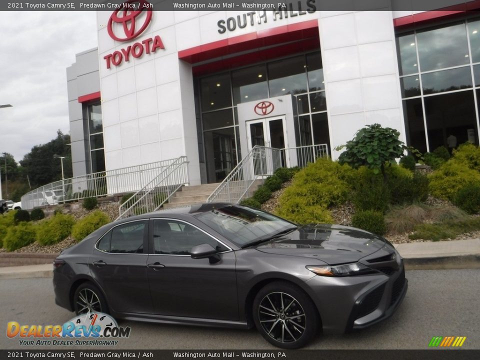 2021 Toyota Camry SE Predawn Gray Mica / Ash Photo #2