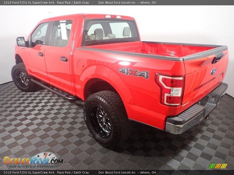 2019 Ford F150 XL SuperCrew 4x4 Race Red / Earth Gray Photo #12