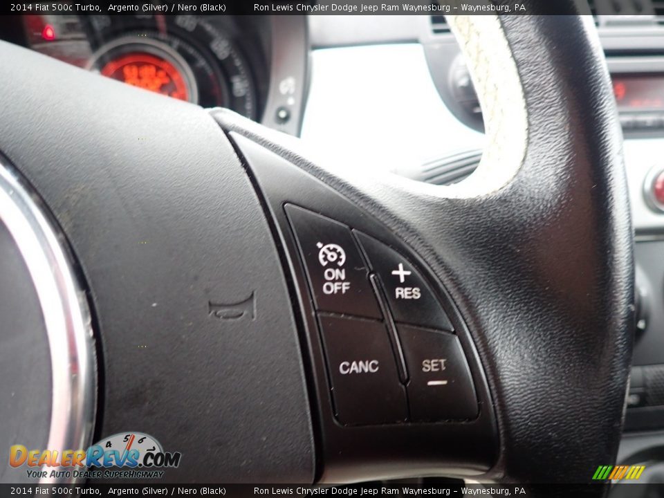 2014 Fiat 500c Turbo Steering Wheel Photo #19