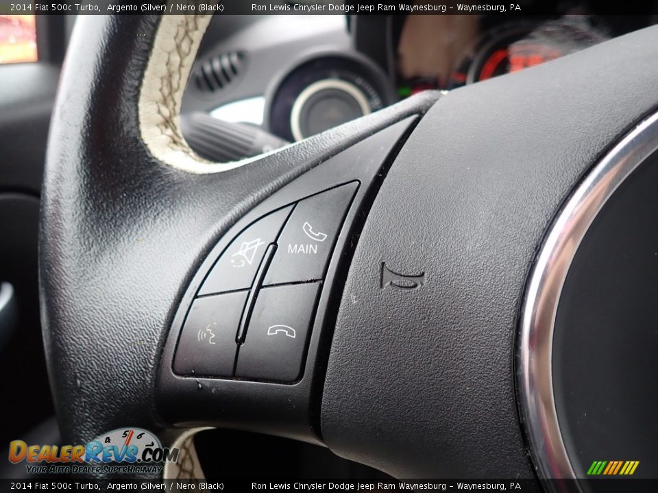 2014 Fiat 500c Turbo Steering Wheel Photo #20