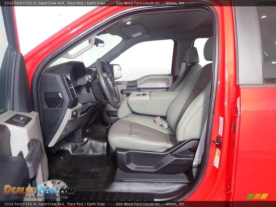 2019 Ford F150 XL SuperCrew 4x4 Race Red / Earth Gray Photo #21