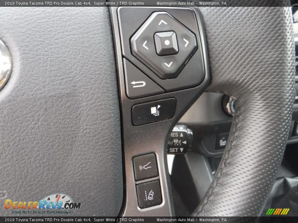 2019 Toyota Tacoma TRD Pro Double Cab 4x4 Steering Wheel Photo #8